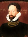 Sir Thomas Kytson portrait by George Gower of London at Tate Britain. London, United Kingdom.