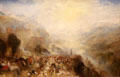 Castle in Alpine Valley, called Heidelberg painting by Joseph Mallord William Turner at Tate Britain. London, United Kingdom.