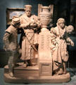 "Ha, I like not that" statuette scene from Shakespeare's Othello by John Rogers at Mobile Museum of Art. Mobile, AL.