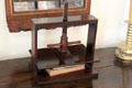 Book or letter press at Conde-Charlotte Museum. Mobile, AL.