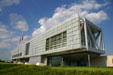 Architectural details of Clinton Presidential Library. Little Rock, AR