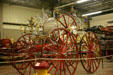 Hand drawn parade carriage in Hall of Flame. Phoenix, AZ.