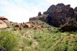 Hiking trail in Echo Canyon Park. Phoenix, AZ.