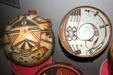 Native pottery in Arizona State Museum. Tucson, AZ.
