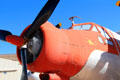 Nose of Northrop Raider YC-125A transport at Pima Air & Space Museum. Tucson, AZ.