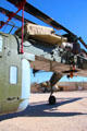 Crane section detail of Sikorsky Tarhe CH-54A Skycrane heavy lift transport at Pima Air & Space Museum. Tucson, AZ.
