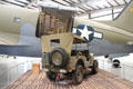 Ford GPW Jeep beside Curtiss Commando C-46D transport at Pima Air & Space Museum. Tucson, AZ.
