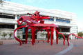 Sonora sculpture by David Black at Joel D. Valdez Library of Tucson Pima Public Library. Tucson, AZ.