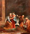 Visitation painting by Giuseppe Maria Crespi of Italy at University of Arizona Museum of Art. Tucson, AZ.