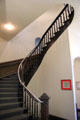 Curved staircase at Tombstone Courthouse Museum. Tombstone, AZ.