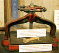 Letter press to make copies of letters at Bird Cage Theatre. Tombstone, AZ.