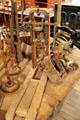 Drill used for preparing mining timbers at Bird Cage Theatre. Tombstone, AZ.