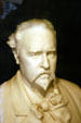 Bust of John Sutter who started the fortified colony at what is now Sacramento, CA