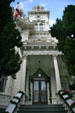Front porch of California Governor's Mansion. Sacramento, CA.