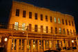 Old Sacramento building at night. Sacramento, CA.