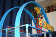 Tech Museum of Innovation G-Force centrifugal bike ride. San Jose, CA.