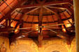 Wooden ceiling of Memorial Church at Stanford University. Palo Alto, CA.