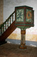 Pulpit of La Purisima Mission church. Lompoc, CA.