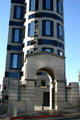 Arched gateway to 1000 Wilshire Building. Los Angeles, CA.
