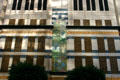 Tiled facade of Figueroa Tower. Los Angeles, CA.