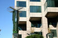 801 Tower sculpture details. Los Angeles, CA.