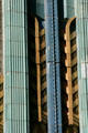 Art Deco detail of Eastern Columbia Building. Los Angeles, CA.