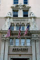 Entrance facade of Breakers Retirement Community. Long Beach, CA.