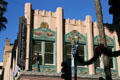 Art Deco upper story of Rowan Building. Long Beach, CA.