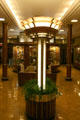 Art Deco Main Hall on Promenade Deck of Queen Mary. Long Beach, CA.