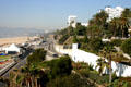 Beach & coastal road. Santa Monica, CA.