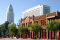 Los Angeles City Hall & P. Garnier building. Los Angeles, CA.