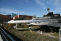 A-12 Blackbird trainer with two cockpits at California Science Center. Los Angeles, CA.