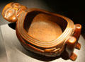 Tsimshian dish from British Columbia at Fowler Museum. Los Angeles, CA.