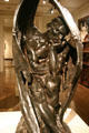 Sculpted Satan by Jacques Feuchere of France at LACMA. Los Angeles, CA.