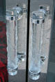 Glass door handles on Rodeo Drive Lalique store. Beverly Hills, CA.