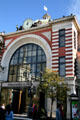 Theme park architecture of The Grove shopping center. Los Angeles, CA.