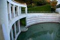 Reflective pool area at Skirball Cultural Center. Los Angeles, CA.