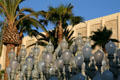 Urban Light group of 202 restored cast-iron street lights by Chris Burden at LACMA. Los Angeles, CA.