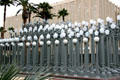 Urban Light cast-iron street lights at LACMA. Los Angeles, CA.