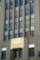 Facade of Dominguez-Wilshire Building. Los Angeles, CA.