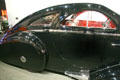 Round door & rear wheel covers of Rolls-Royce Phantom I Aerodynamic Coupe at Petersen Automotive Museum. Los Angeles, CA.