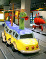 Mockups of cars as drawn by children at Petersen Automotive Museum. Los Angeles, CA.