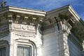 Cornice of William Hayes Perry Mansion at Heritage Square Museum. Los Angeles, CA.