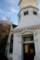 Facade of Lincoln Avenue Methodist Church at Heritage Square Museum. Los Angeles, CA.