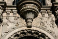 Carved angels on Saint Vincent Catholic Church. Los Angeles, CA.