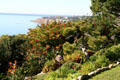 View of Portuguese Bend area from Wayfarers Chapel. Rancho Palos Verdes, CA.