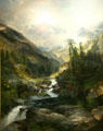 Mountain of Holy Cross painting by Thomas Moran at Autry National Center. Los Angeles, CA.