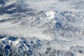 Southwest US landscape view from air. CA.