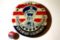 General Dwight Eisenhower & Ike + Nixon campaign buttons at Nixon Library. Yorba Linda, CA.
