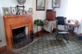 Parlour in residence at ground level of Old Point Loma Lighthouse. San Diego, CA.